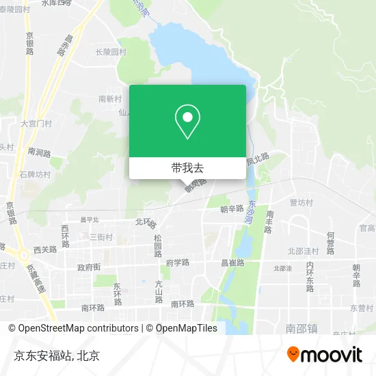京东安福站地图