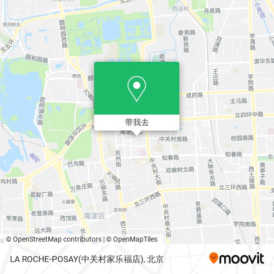 LA ROCHE-POSAY(中关村家乐福店)地图