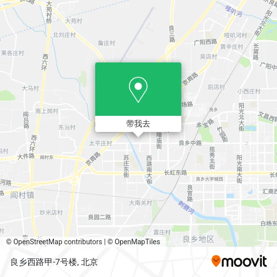 良乡西路甲-7号楼地图