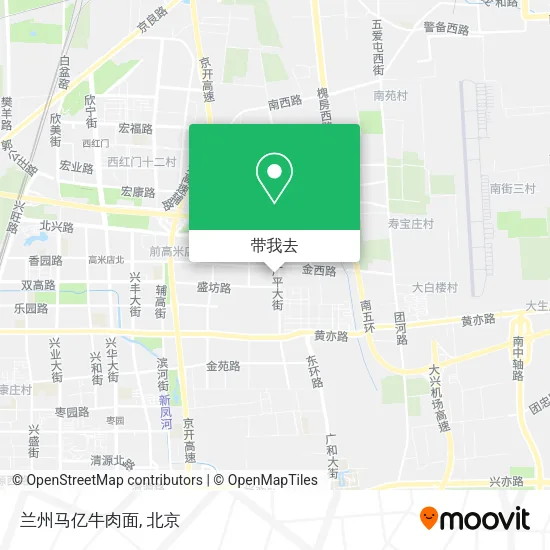 兰州马亿牛肉面地图