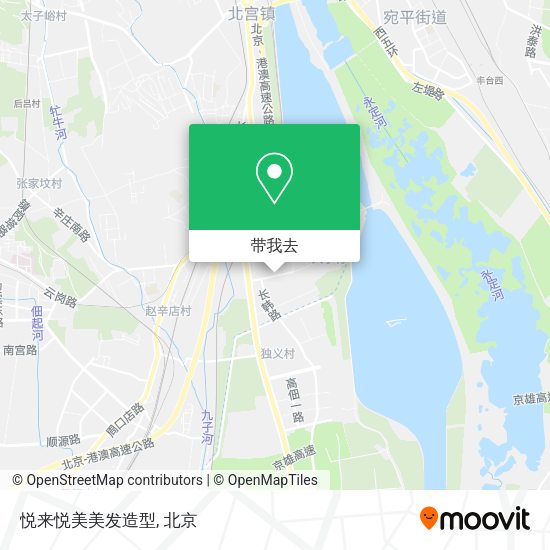 悦来悦美美发造型地图