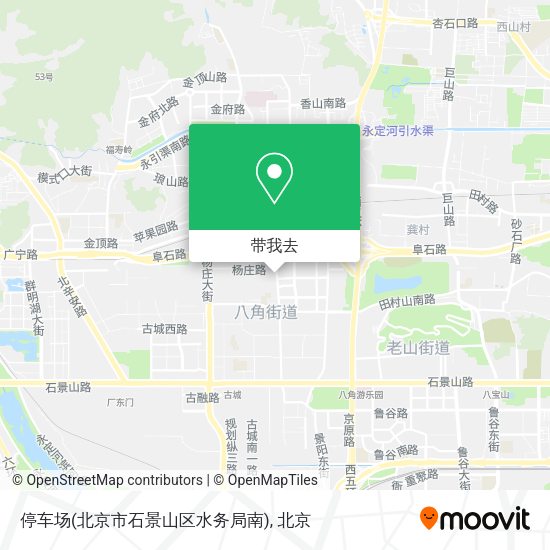 停车场(北京市石景山区水务局南)地图