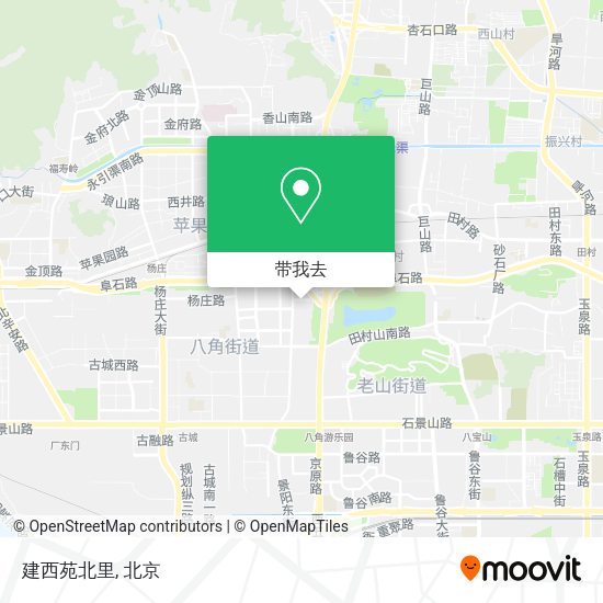 建西苑北里地图