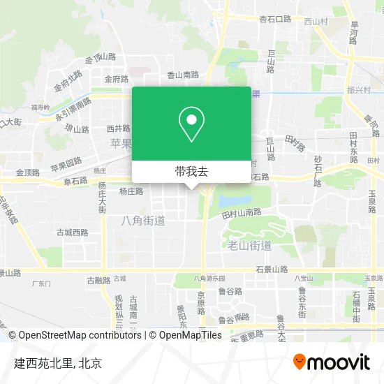 建西苑北里地图