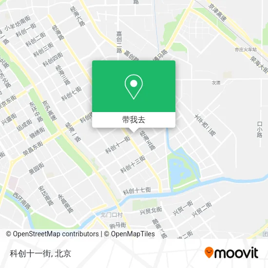 科创十一街地图