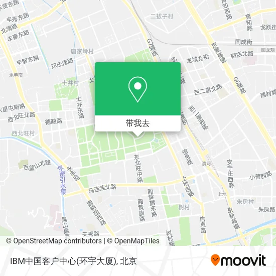 IBM中国客户中心(环宇大厦)地图