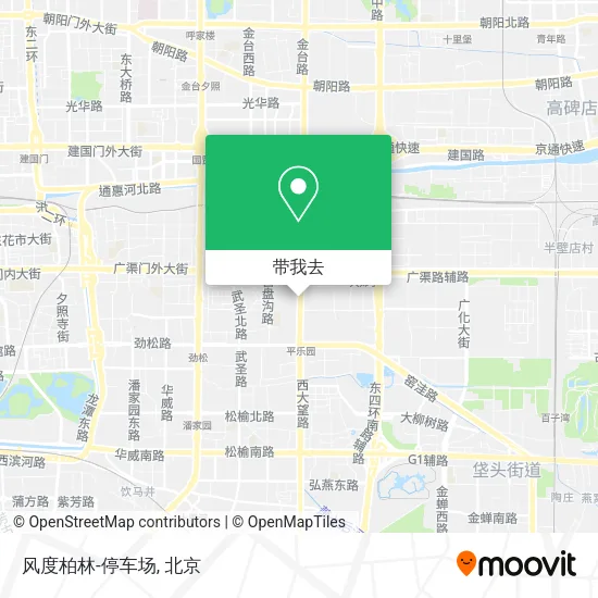 风度柏林-停车场地图