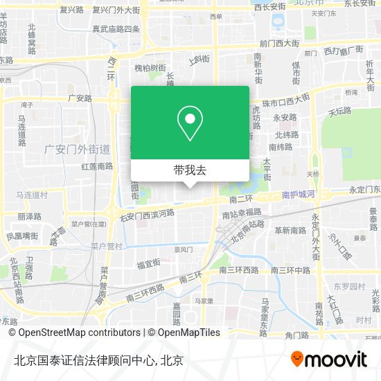 北京国泰证信法律顾问中心地图
