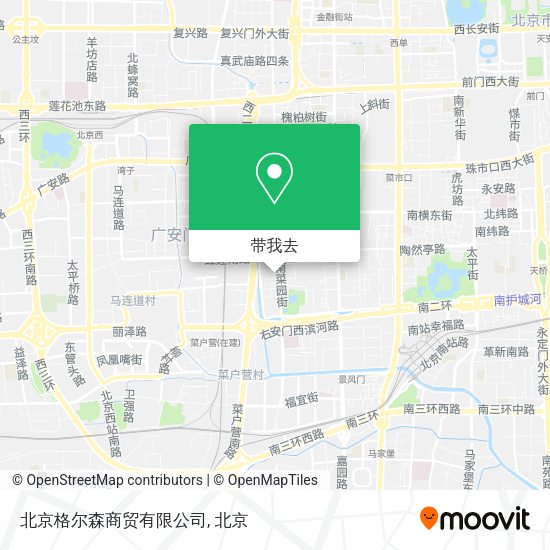 北京格尔森商贸有限公司地图
