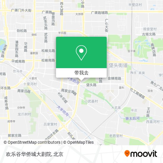 欢乐谷华侨城大剧院地图