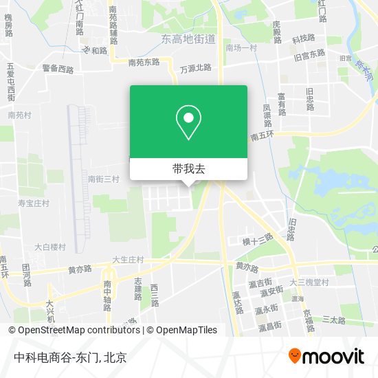 中科电商谷-东门地图
