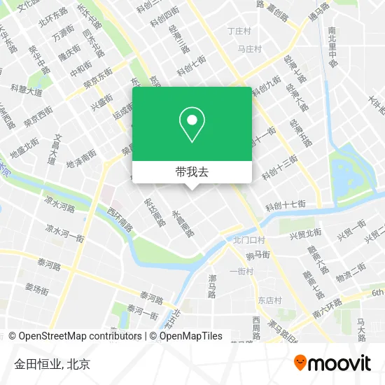 金田恒业地图