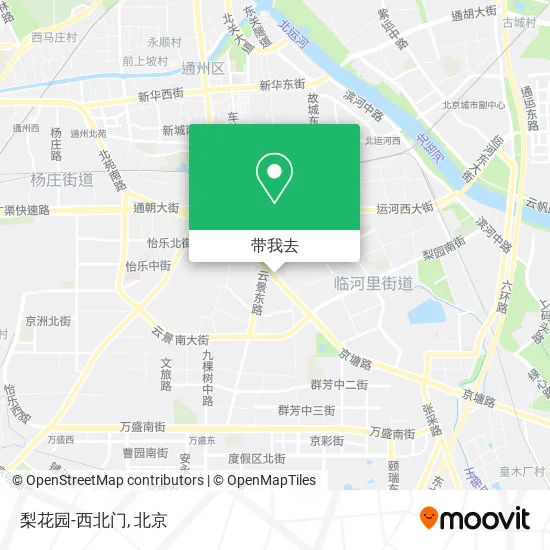梨花园-西北门地图