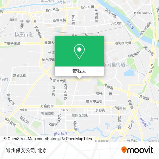 通州保安公司地图