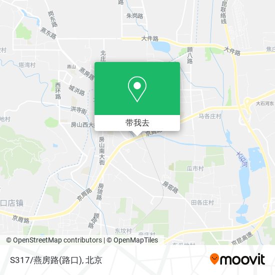 S317/燕房路(路口)地图