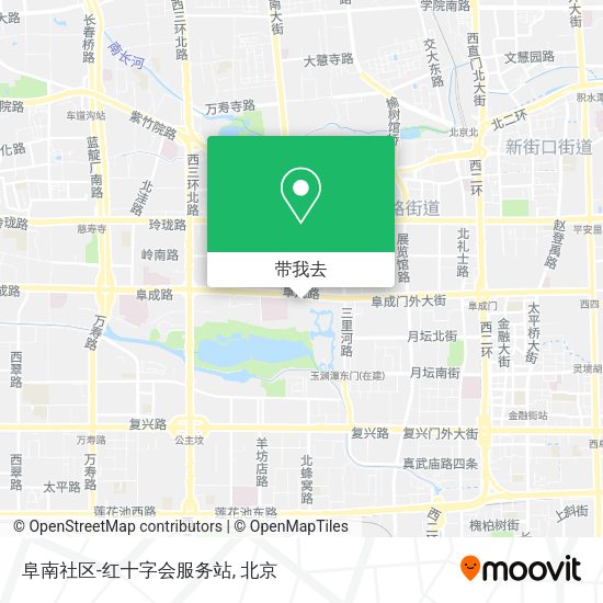 阜南社区-红十字会服务站地图