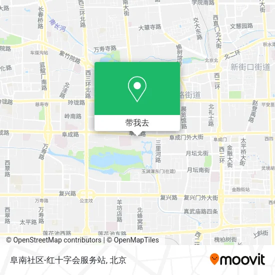 阜南社区-红十字会服务站地图