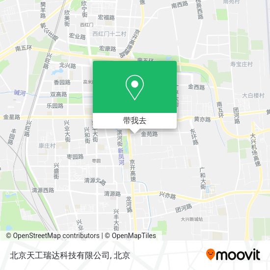 北京天工瑞达科技有限公司地图