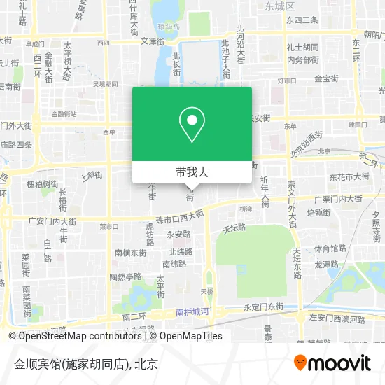 金顺宾馆(施家胡同店)地图