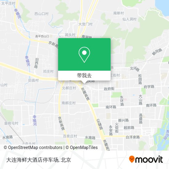 大连海鲜大酒店停车场地图