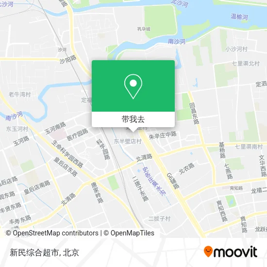 新民综合超市地图