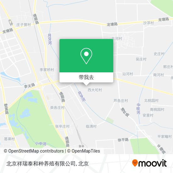 北京祥瑞泰和种养殖有限公司地图