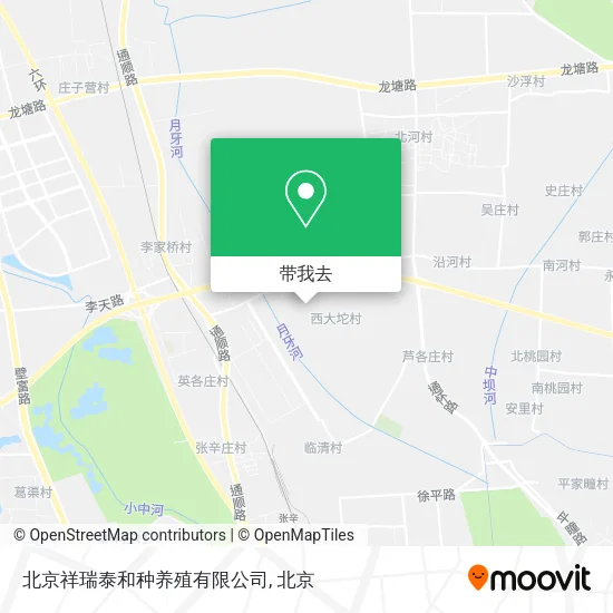 北京祥瑞泰和种养殖有限公司地图