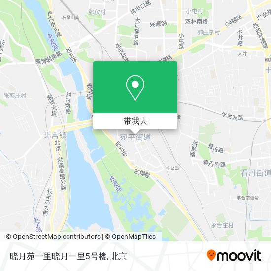 晓月苑一里晓月一里5号楼地图