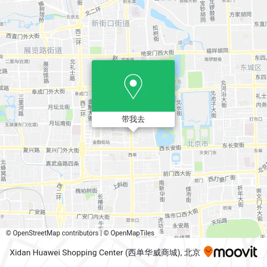 Xidan Huawei Shopping Center (西单华威商城)地图