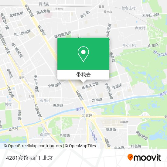 4281宾馆-西门地图