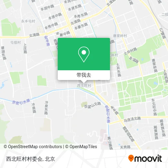 西北旺村村委会地图