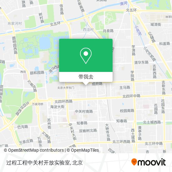 过程工程中关村开放实验室地图