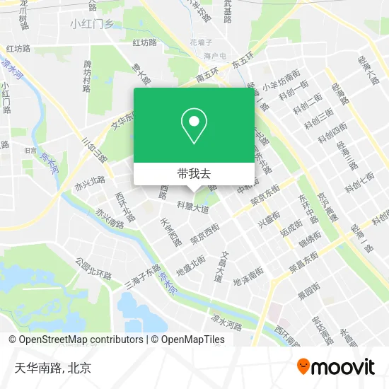 天华南路地图