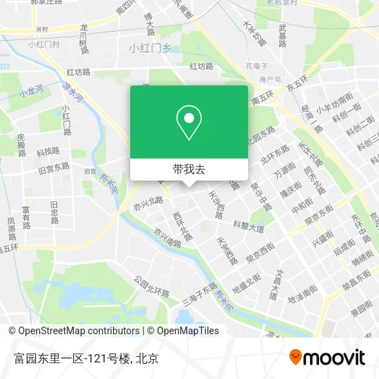 富园东里一区-121号楼地图