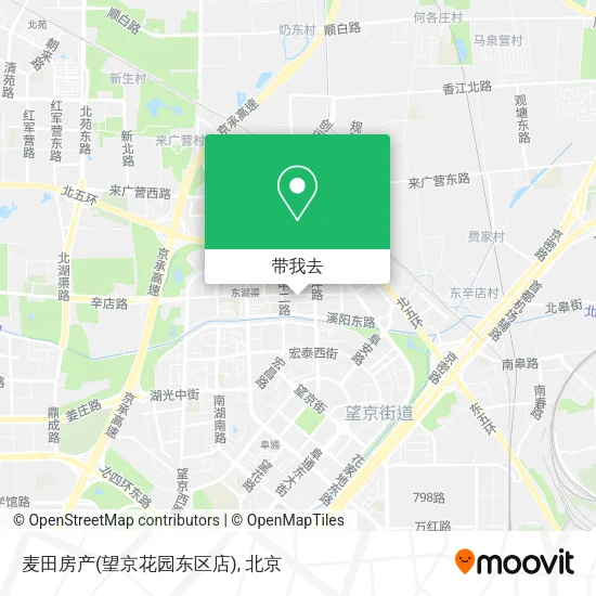 麦田房产(望京花园东区店)地图