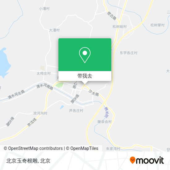 北京玉奇根雕地图