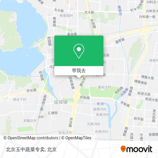 北京玉中蔬菜专卖地图