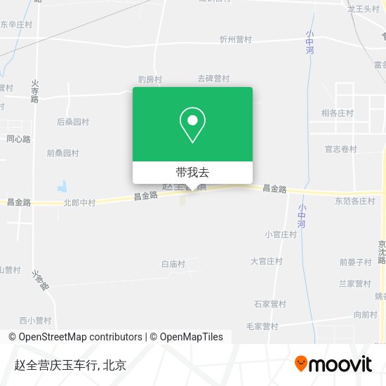 赵全营庆玉车行地图