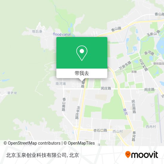 北京玉泉创业科技有限公司地图
