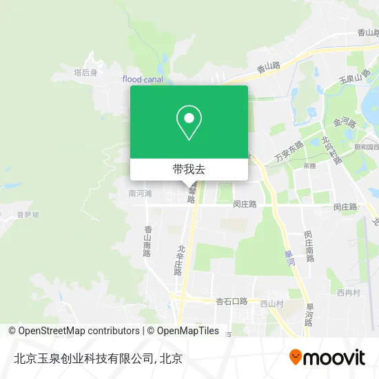 北京玉泉创业科技有限公司地图