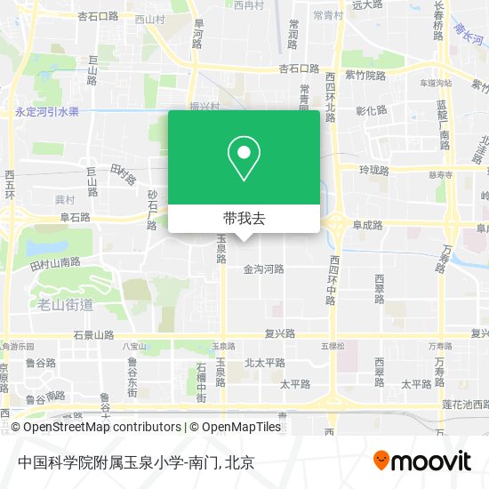 中国科学院附属玉泉小学-南门地图