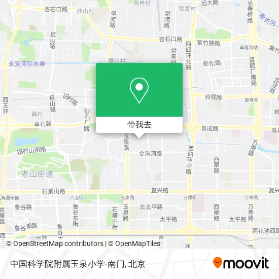 中国科学院附属玉泉小学-南门地图