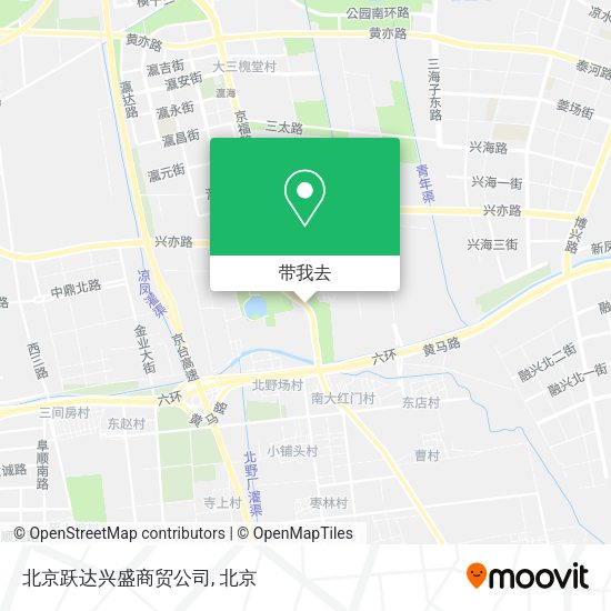 北京跃达兴盛商贸公司地图