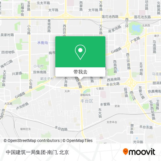 中国建筑一局集团-南门地图