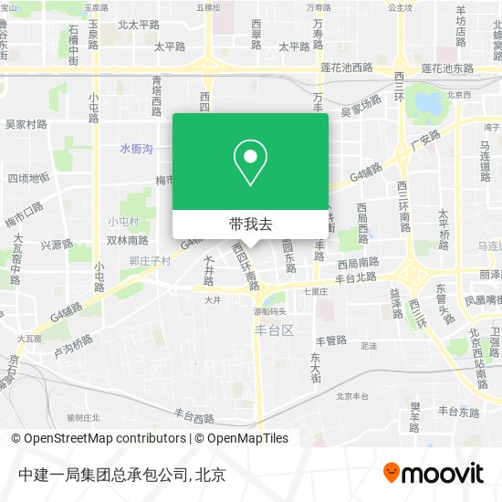 中建一局集团总承包公司地图