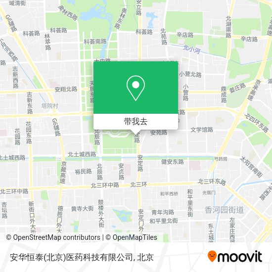 安华恒泰(北京)医药科技有限公司地图