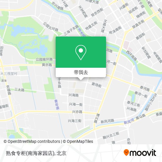 熟食专柜(南海家园店)地图