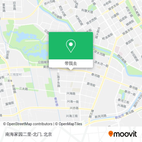 南海家园二里-北门地图