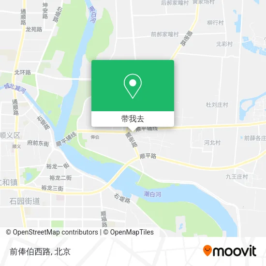 前俸伯西路地图