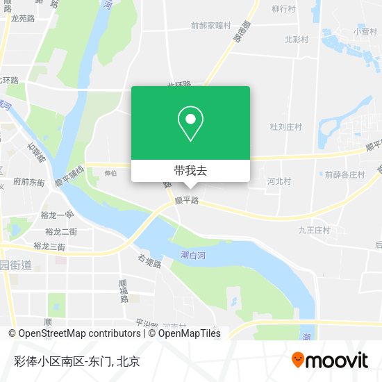 彩俸小区南区-东门地图